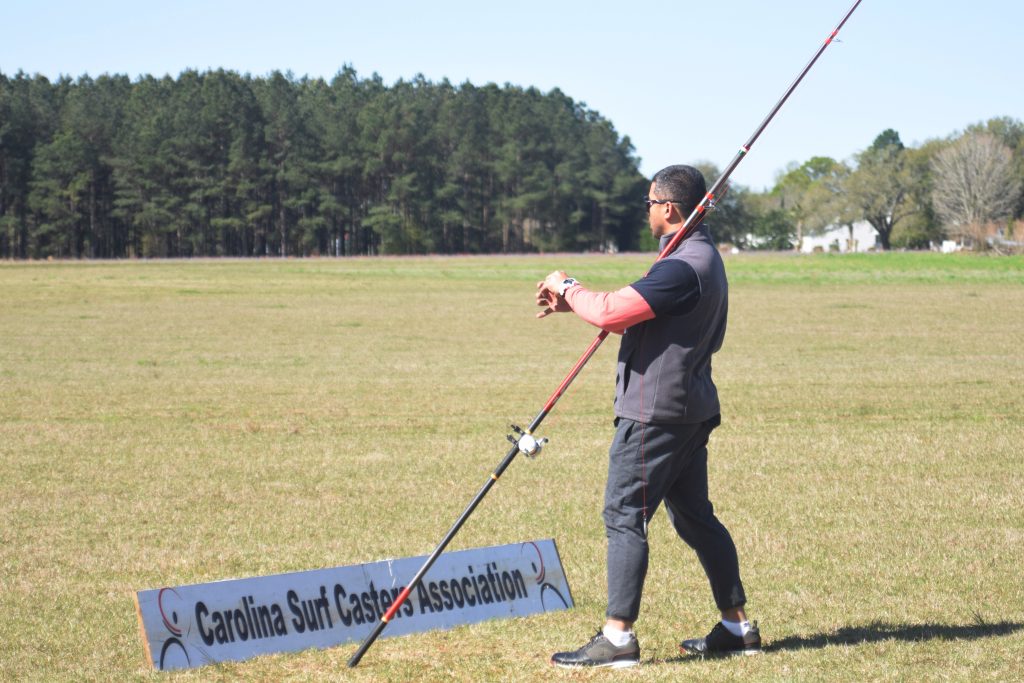 Goddy Ferrer CSCA long distance tournament surf casting oche