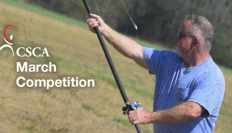 Tommy Farmer at the Carolina Surf Casters Association March 2026 long distance casting tournament.