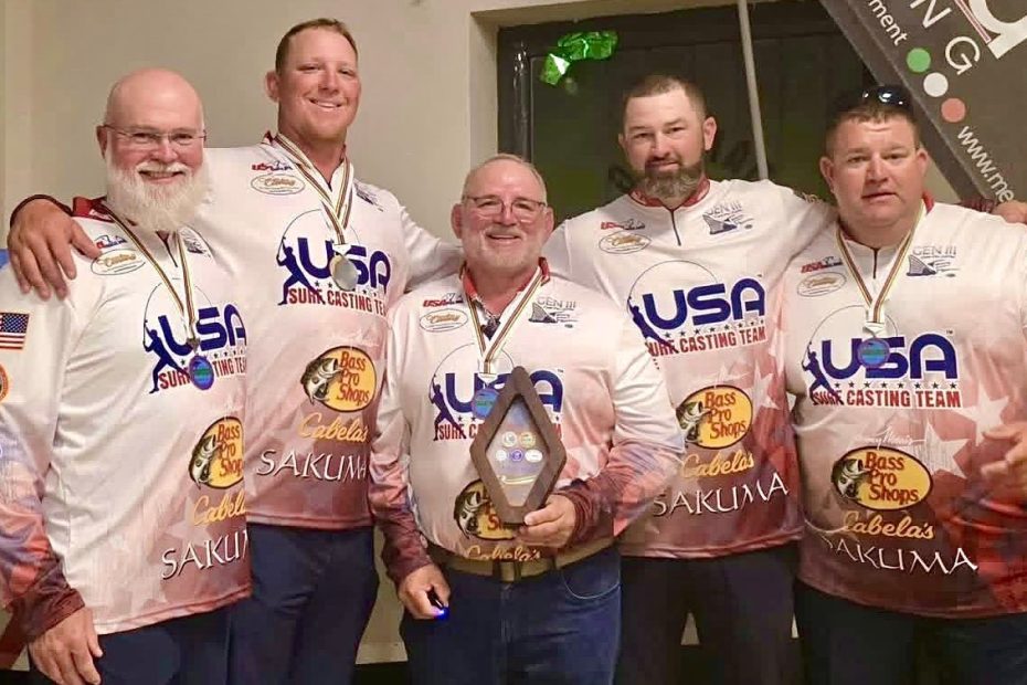 USA Surf Casting Team at 2026 Long Casting of Sea Weights World Championship